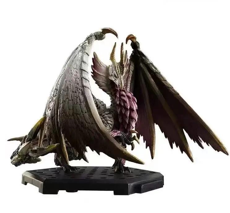 Genuine Scale Model Monster Hunter Rise of Dawn Series Male VALSTRAX Rathalos Nargacuga Velkhana Action Figure Toys