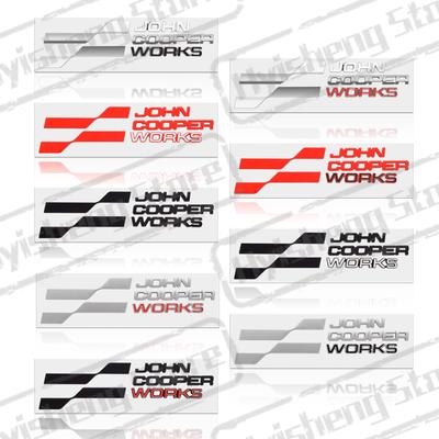 3D Metal Sticker New JCW Emblem Decoration Rear Trunk Side Stickers For Mini Cooper ONE S Countryman Clubman R59 R60 Car Styling