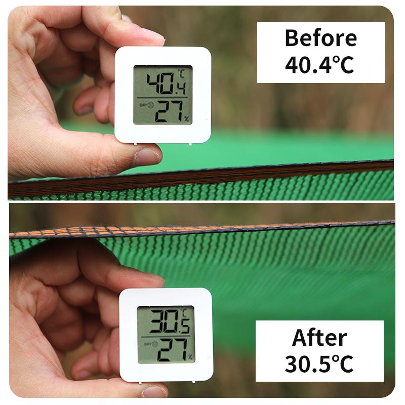 70~80%  Sunshade Net Uv Protection Sunshade Net Durable Wind Proof Outdoor Shade Mesh  Garden Balcony Awning Plant Cover Net