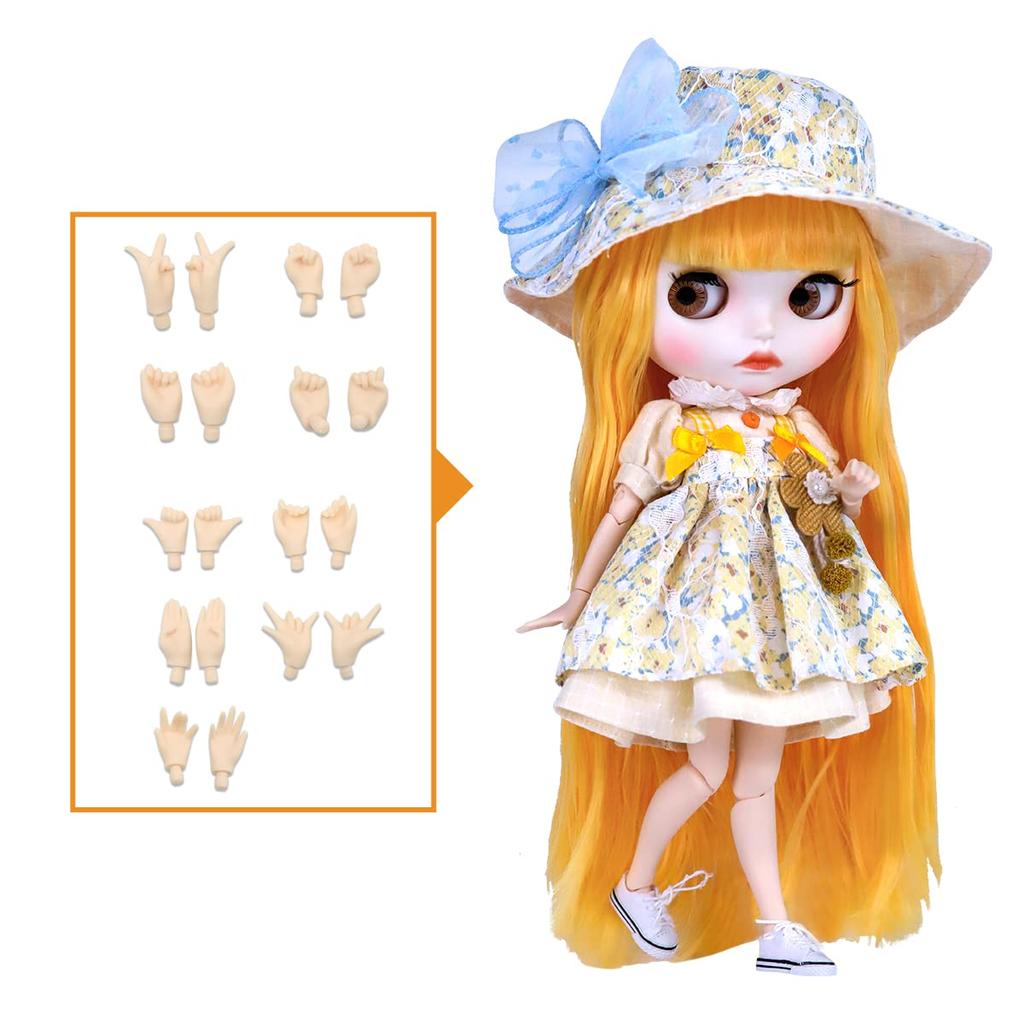ICY Fortune Days BJD Movable Matte Customization Hinamatsuri 4 Pupil Colors Makeup 19 Improved Doll, Body, Skin, Practice, Gift, + Hand-Painted +