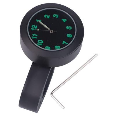 Waterproof Timer Electric Car Watch For Riding Black Open Ring Design Quartz Mechanism Simple Check While Riding