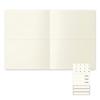DESIGNPHIL MIDORI MD Notebook Light, A4 Variant, Horizontally Ruled, Set of 3, 15307006