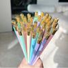 5 Pairs Non-Slip Colorful Japanese Chinese Chopsticks Sushi Sticks Reusable Korean Chopsticks Set Healthy Alloy Tableware Set
