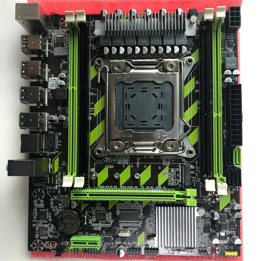 X79G X79 Motherboard LGA 2011 USB2.0 SATA3 Support REG ECC Memory And Xeon E5 P