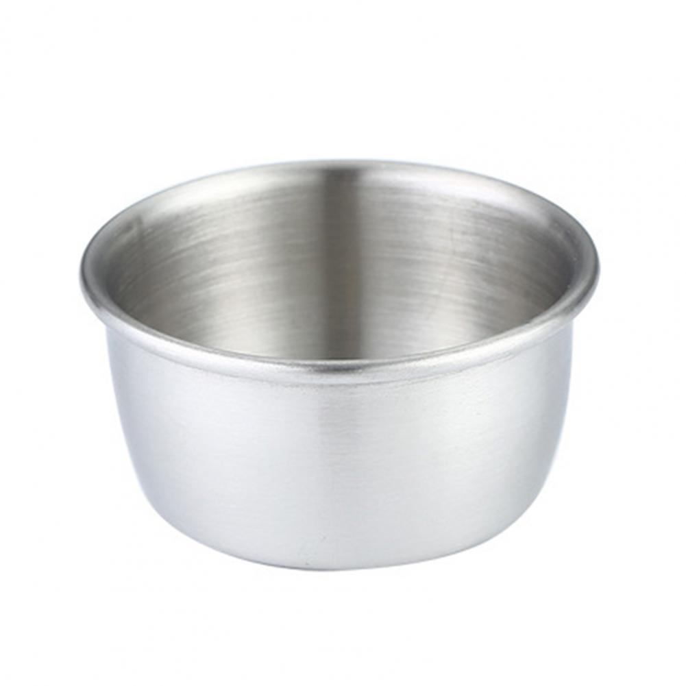 Kleine Saucenschale Edelstahl Ramekin Saucen-Dip-Schale Mini-Pudding-Gewürzbecher für Küche Restaurant Camping BBQ Party