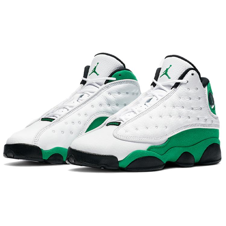 Jordan 13 Retro 'White Lucky Green' GS DB6536-113