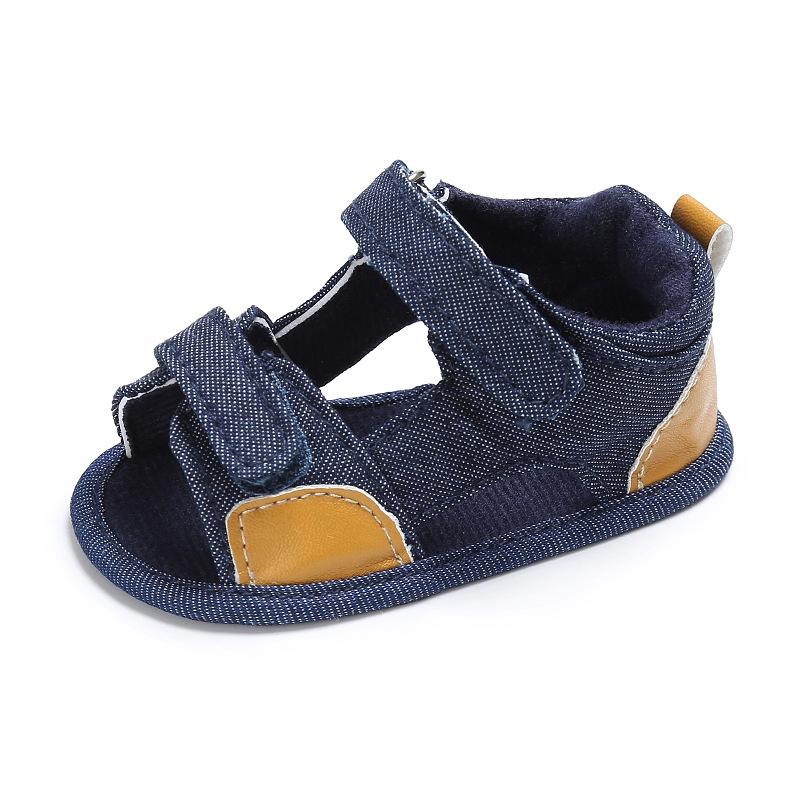 Baby Shoes Sandals In Summer 0-1 Years Old Male Baby Shoes Soft Soles of Magic Stickers