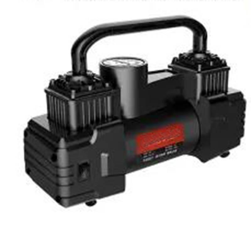 Pompă gonflabilă pentru mașină, dublu cilindru, de mare putere, pompă de aer portabilă pentru mașină, anvelopă, 12 V, pompă electrică de înaltă presiune, pompă universală pentru autovehicule.