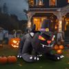 Halloween Large Inflatable Belt = Witch Hat Luminous Plug Electric Model Outdoor Garden Decoration Pendant