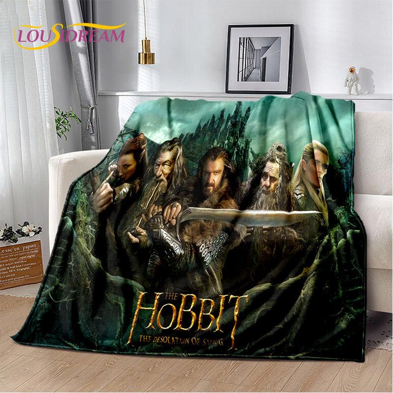 L-Lord of the Rings H-Hobbit Soft Plush Blanket,Flannel Blanket Throw Blanket for Living Room Bedroom Bed Sofa Picnic Cover Kids