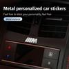 Metal Car Logo Emblem Decal Anywhere Stickers Decor Accessories For BMW Performance M E87 E30 E46 E28 F35 G20 E93 F20 X3 X YELHQ1