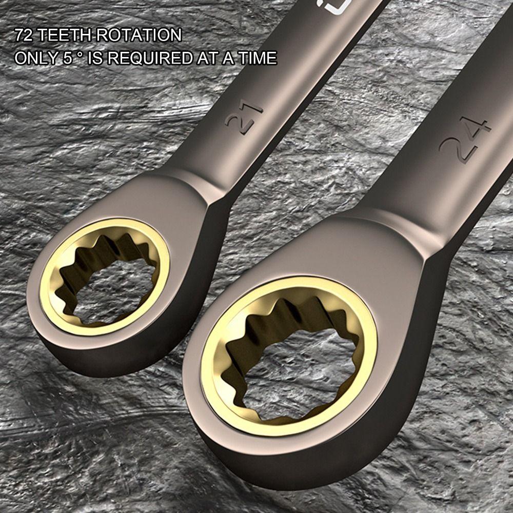 Two-way Ratchet Spanner Quick Release Adjustable Torque Spanner Mechanical Tool