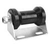 5 Inch Rubber Boat Trailer Roller with Steel Bracket Keel Roller Assembly Kit for Replacement