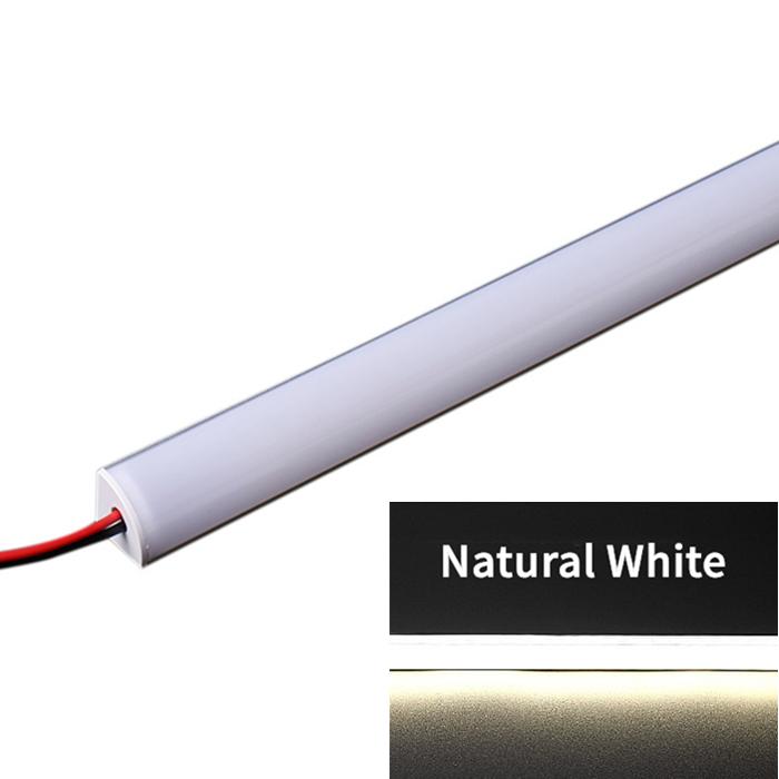 1-20pcs 0.5M AC220V V-type LED Corner Strip Lights 5W Wall Aluminum Profile Milky/Clear Cover Channel Cabinet Tube Bar Lighting