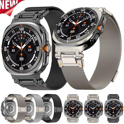 Magnetyczny Pasek Mediolski do Samsung Galaxy Ultra Watch 47mm Luksusowa Bransoleta ze Stali Nierdzewnej Dla GALAXY ultra 7 47MM Pasek Bez Przerw