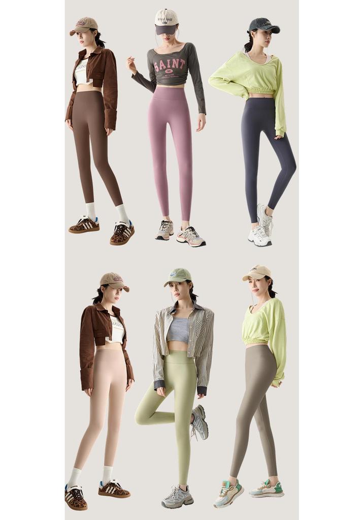 Enhanced Women's Autumn/Winter Long & Short Shark Yoga Pants, Plus Size, Outdoor-Ready.