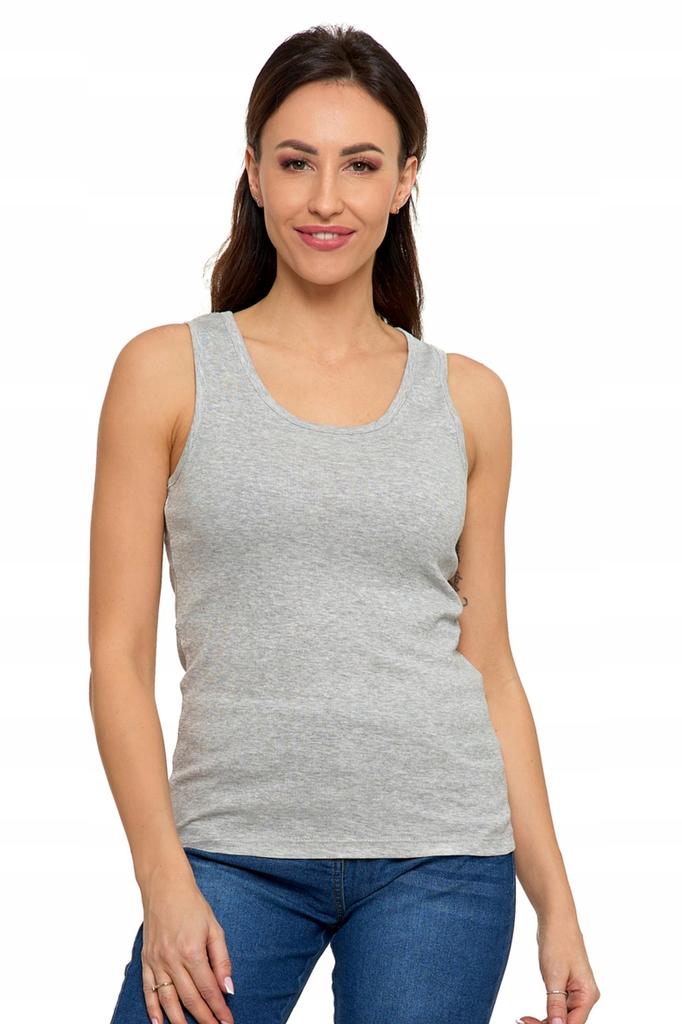 Women's Cotton Tank-Top Classic MORAJ XL light grey