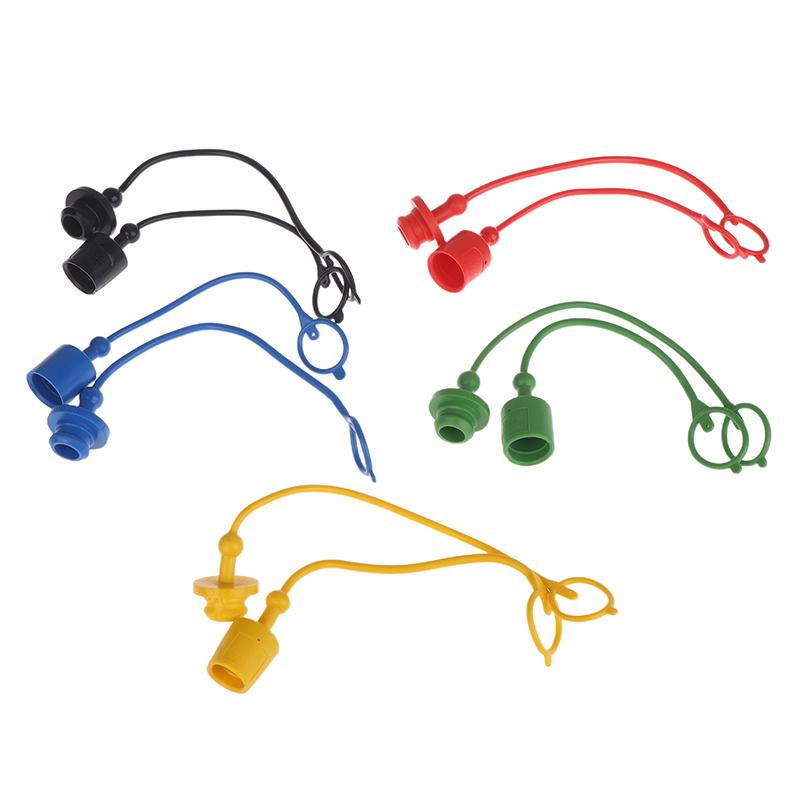 1/2" ISO-A Hydraulic Quick Coupler Dust Caps, Male & Female Cover Set, 1/5 Pairs for Hydraulic Quick Disconnects