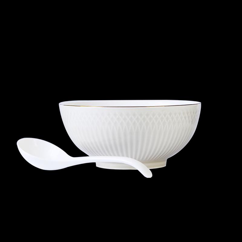 Jingdezhen Nordic Style Ceramic Soup Bowl