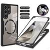 360° Heltäckande Genomskinligt För Fodral För För Samsung S26 S25 S24 S23 Ultra Plus FE Edge Trådlös Laddning Fodral Tillbehör