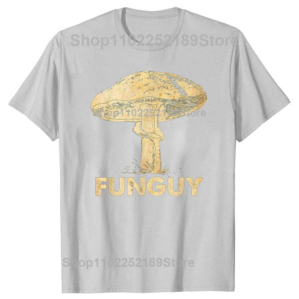 Funguy Zábavné Houby Houba Grafická Trička Tričko Pánské Dámské Módní Ležérní Oversized 100% Bavlna Tričko