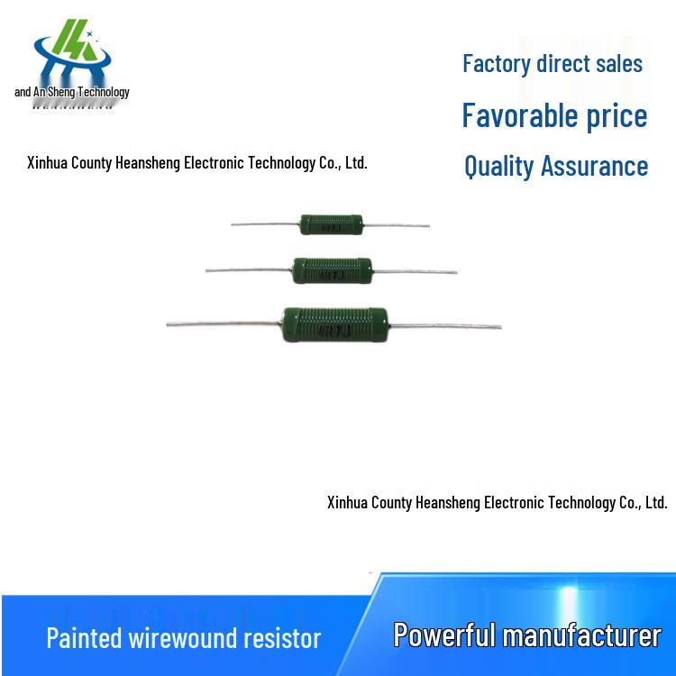RX21 Green Painted Wirewound Resistor