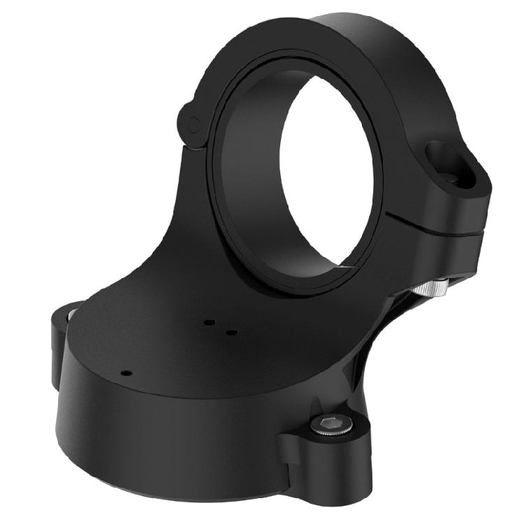 Cycle Computer Mounting Support with Rear Seat Clamp Straps, Round Device Coupling and L-Shape Tool Hardware Included for 1050/840/540