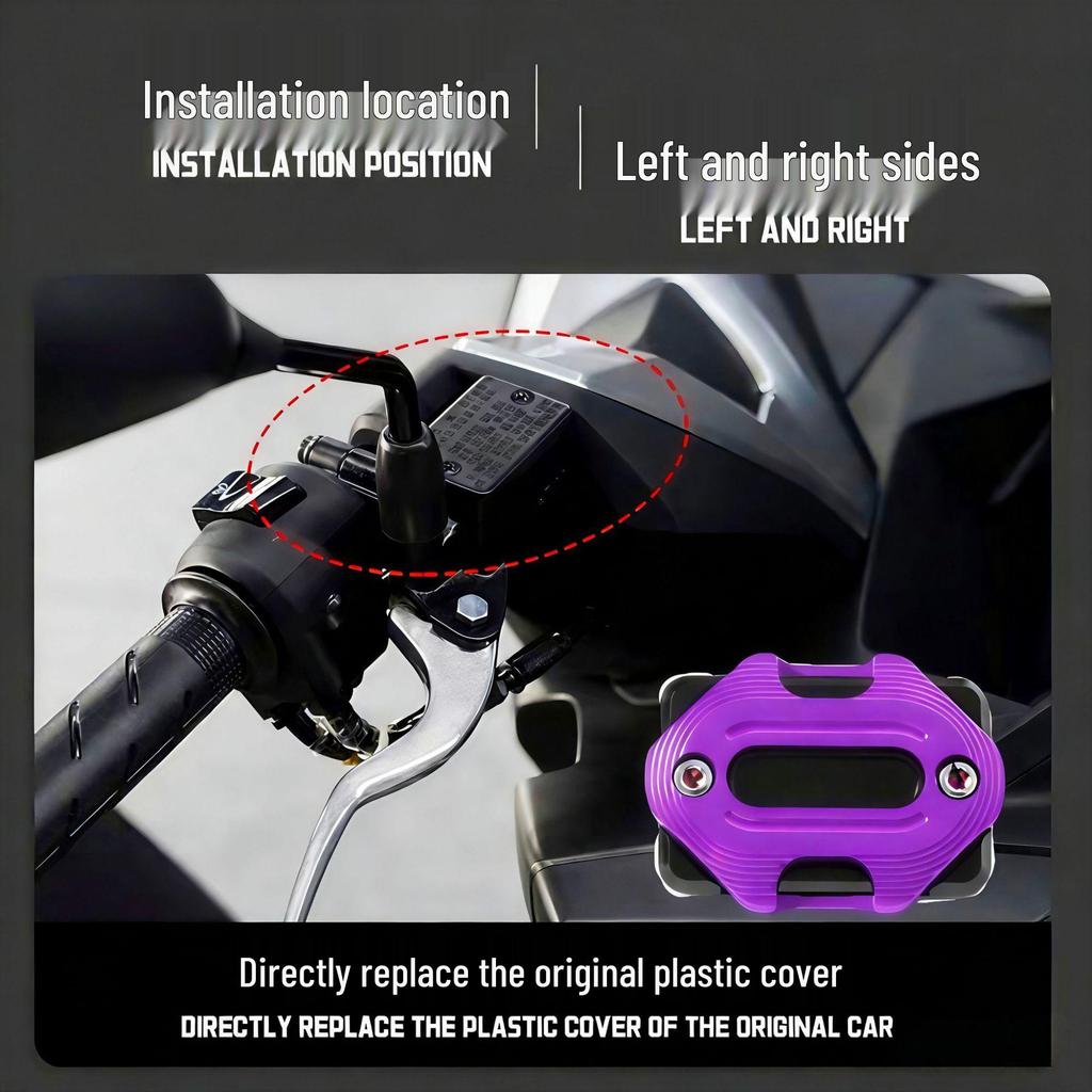 CNC Aluminum Disc Brake Master Cylinder Oil Tank Cover for Honda PCX150/160/125 Motorcycle