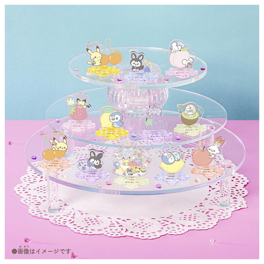 TAKARA TOMY Pokemon PokePiece Small Connecting Acrylic Stand - Colorful Fruits - Box