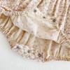 New Summer Korean Style Floral Baby Romper - Lace Princess Dress for Girls
