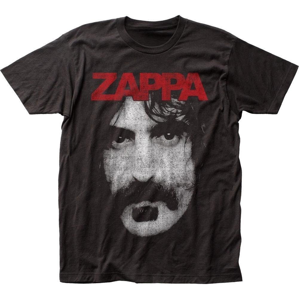 Frank Zappa Mens T Shirt Rock and Roll Music Classic Band Tee New Black Size S-4XL Personalized Loose Cotton Short-sleeved