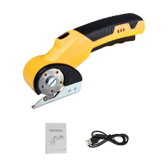 Cordless Cardboard Cutter Electric Fabric Shears High-Speed Motor Lightweight Design Rechargeable Rotary Cutter