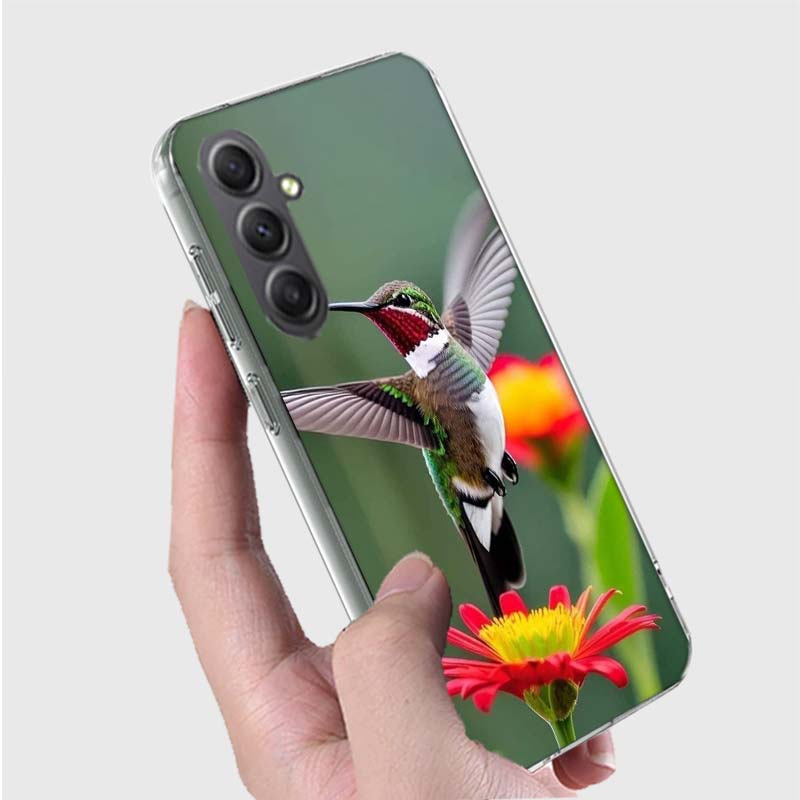 Hummingbird Phone Case for Samsung A16 A26 A36 A56 A17 A37 A57 A07 A06 A02S A03 A04S A05S Galaxy Note 20 10 A50S A71 A51 A31 A30