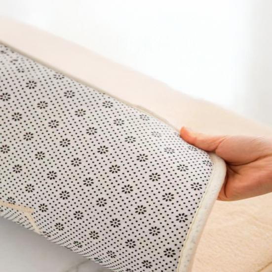 Yousheng 2 Buc/Set Covoraș de Baie Covor de Baie Fund Antiderapant 40x60cm 40x50cm Catifea Corală U-Formă Pătrat Pad de Baie