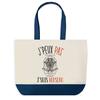 Tote Bag - PLANETEE - I Can't Aquarius Sign - Blue - Cotton - 40 X 45 Cm