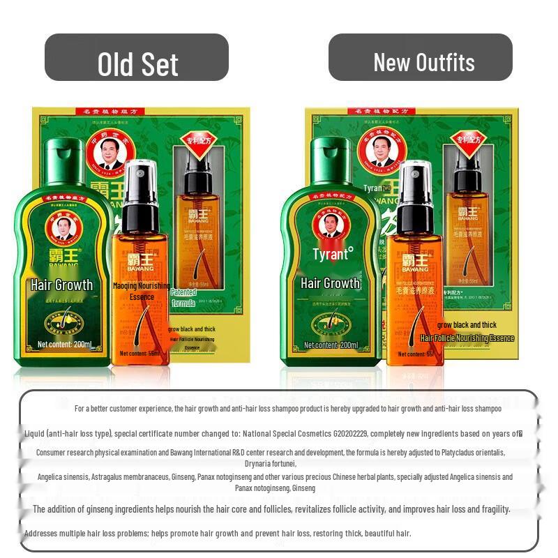 BaWang Anti-Hair Loss Shampoo & Nourishing Solution Set