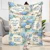 Mother's Day Greeting Card Blanket Suitable for Sofas,travel, Living Rooms Also a Good Gift for Friends and Family Suitable for All Seasons.