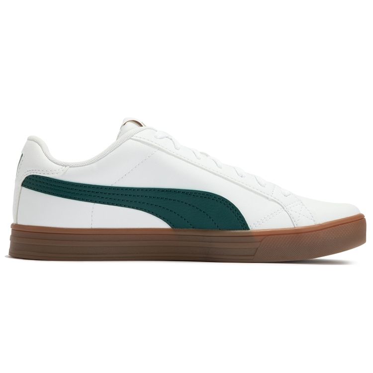 Puma Smash Vulc V3 Low Casual Skate Shoes Unisex Sneakers White Green 380752-11