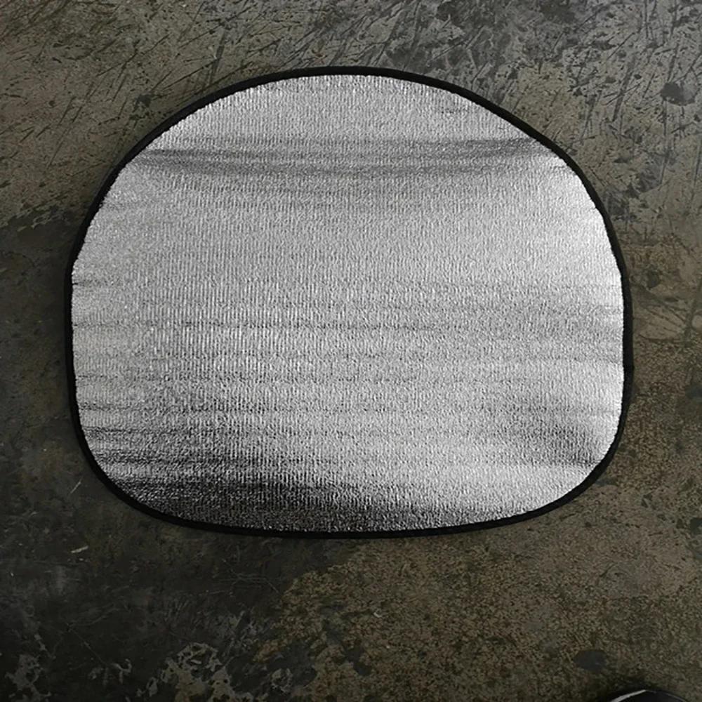 Car Steering Wheel Sun Shade Double Thick Sun Protection Foldable Anti-uv Sunscreen Car Supplies Car Steering Wheel Cover Silver