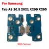 For Samsung Galaxy Tab A8 10.5 2021 X200 X205 USB Charge Port Jack Dock Connector Charging Board Flex Cable