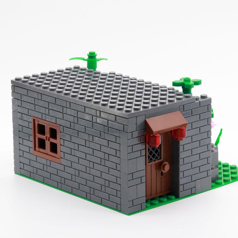 Kūrybingas Miesto Namas Kotedžas Miške Architektūra Sodyba Trobelė Modulinis Namas Kaimo Blokeliai Plytos Statybos Rinkiniai Švietimo Žaislai