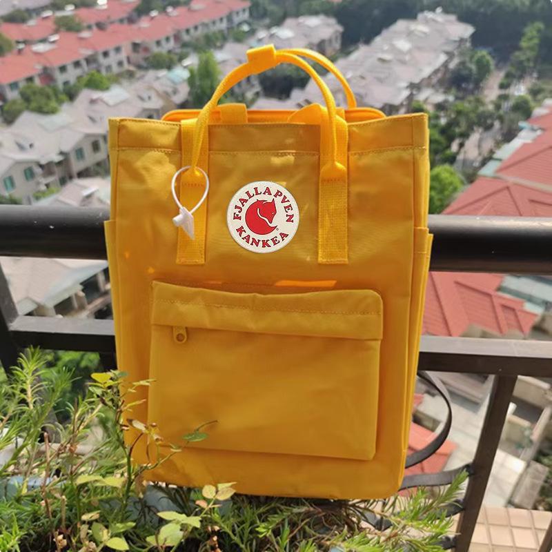 Outdoor Arctic Three-Way Backpack: Crossbody, Handbag & Bucket Bag with Fox Design