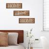 3 Pcs/Set Wooden Home Sweet Home Sign, Rustic Farmhouse Decorative Sign, Vintage Hanging Wall Plaque for Living Room, Bedroom, Kitchen, Front Door