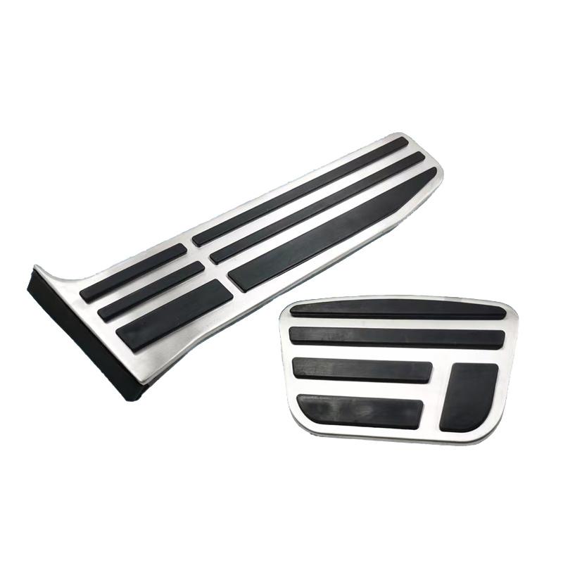 For Lexus LM350h 500h Toyota Alphard AH40 2024 2025 Stainless Steel Accelerator Pedal Anti-Slip Sleeve Brake Cover Pad Car Parts