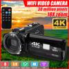 Professional 4K Full HD Camcorder Vlog Video Camera WIFI LCD Digital Camcorder Support External Lens and Microphone Stabilizer NEW
