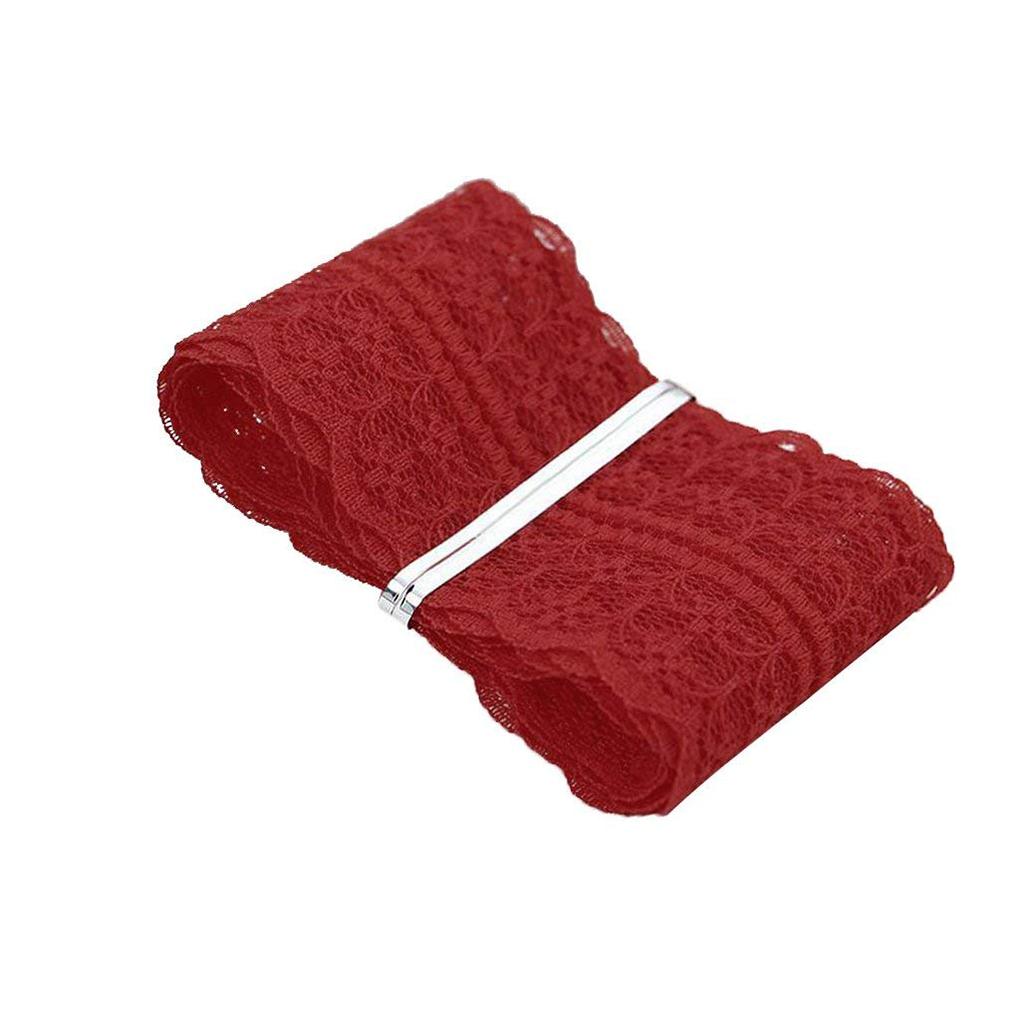 Embroidered Net Lace Trim Ribbon 6 Yard 4.5 Cm Multicolour Choice DIY Accessory