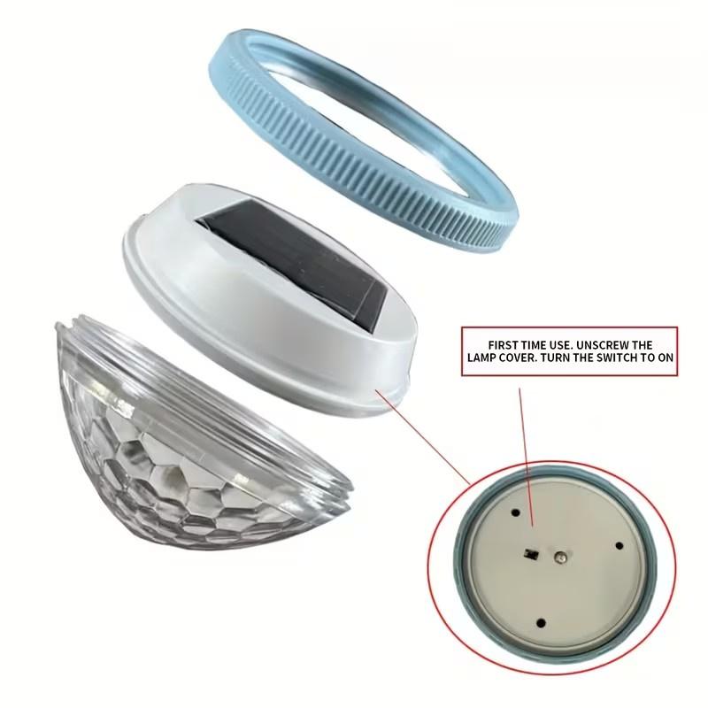 LED Solar Floating Lights Hot Spring Lights Pool Lights Pool Landscape Lights Color-Changing Pool Lights Decorative Lights Ambient Lights