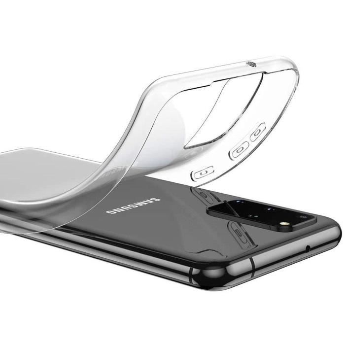 2 Verres trempés pour Samsung Galaxy S20 FE et 1 coque de protection souple transparente avec Stylet Toproduits®
