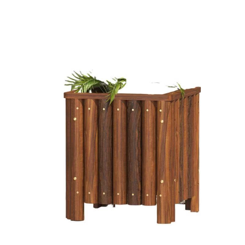 HC Anti-Corrosion Wooden Square Planter Box