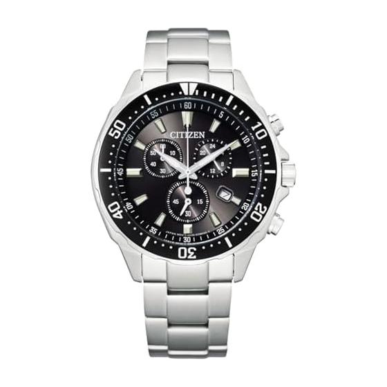 [CITIZEN] Watch Citizen Collection (Photovoltaic Eco-Drive/Waterproof/Chronograph) VO10-6771F Simple Adjust Men s Business Analog Student Gift Date